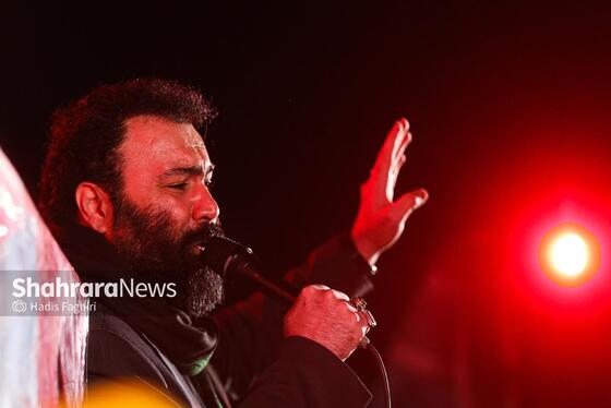 گزارش تصویری | سی‌وسومین شب حضور حماسی مردم مشهد در خیابان‌ها | مراسم وداع با پیکر شهدای امنیت در میدان فلسطین