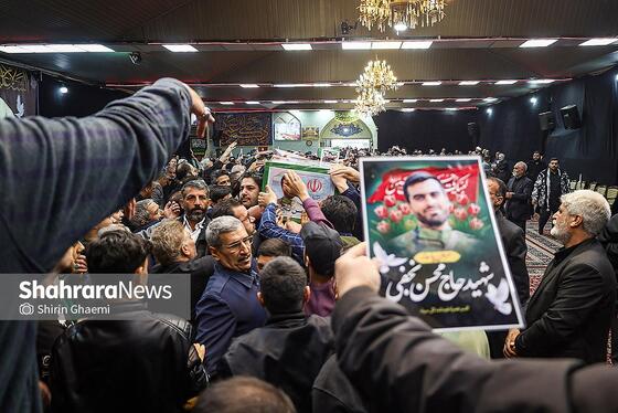 گزارش تصویری | تشییع پیکر مطهر ۳ شهید در مشهد
