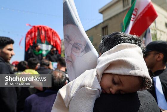 گزارش تصویری | تشییع پیکر مطهر ۳ شهید در مشهد