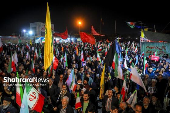 گزارش تصویری | موج سی‌ و چهارم حضور حماسی مردم مشهد در خیابان‌ها