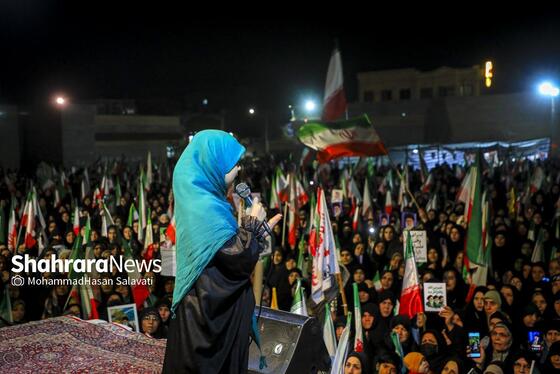گزارش تصویری | موج سی‌ و چهارم حضور حماسی مردم مشهد در خیابان‌ها