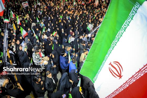 گزارش تصویری | موج سی‌ و چهارم حضور حماسی مردم مشهد در خیابان‌ها