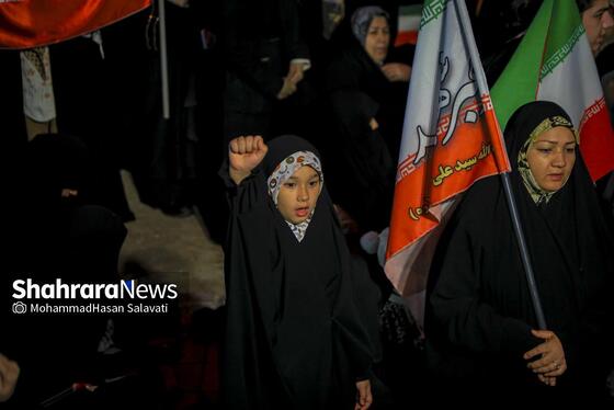 گزارش تصویری | موج سی‌ و چهارم حضور حماسی مردم مشهد در خیابان‌ها