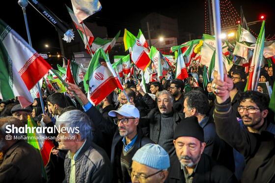 گزارش تصویری | موج سی‌ و چهارم حضور حماسی مردم مشهد در خیابان‌ها