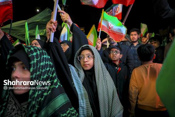 گزارش تصویری | موج سی‌ و چهارم حضور حماسی مردم مشهد در خیابان‌ها