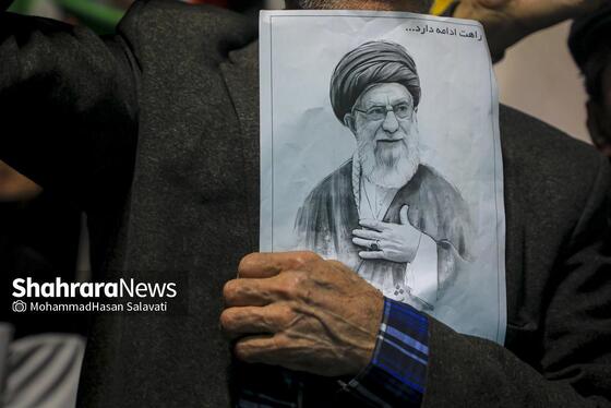 گزارش تصویری | موج سی‌ و چهارم حضور حماسی مردم مشهد در خیابان‌ها