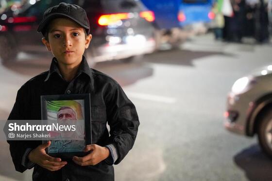 گزارش تصویری | سی‌وچهارمین خروش شبانه مشهدی‌ها در حمایت از نیروهای مسلح