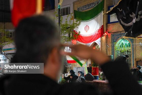 گزارش تصویری | سی‌وچهارمین خروش شبانه مشهدی‌ها در حمایت از نیروهای مسلح