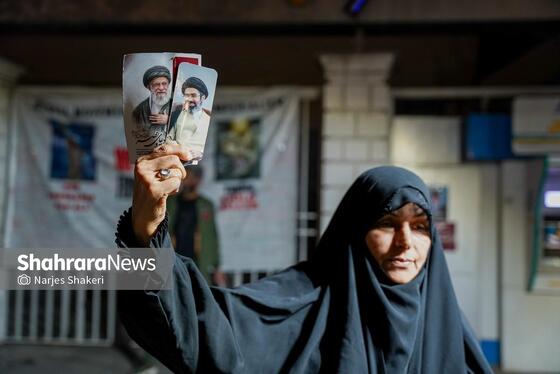 گزارش تصویری | سی‌وچهارمین خروش شبانه مشهدی‌ها در حمایت از نیروهای مسلح