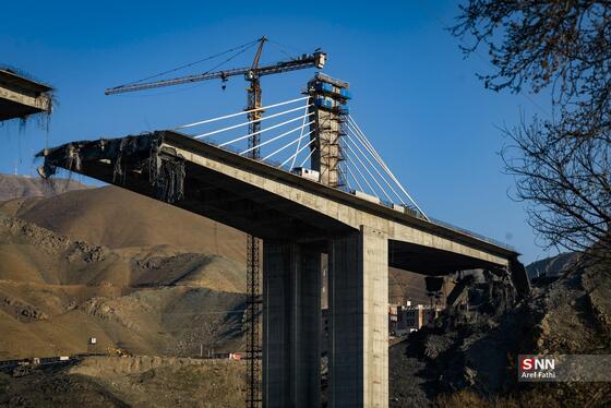 گزارش تصویری | حمله دشمن آمریکایی- صهیونی به پل B۱ کرج