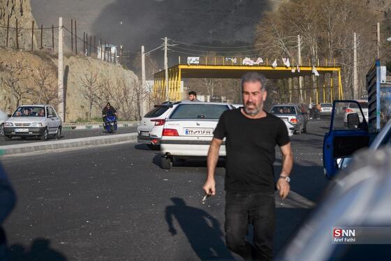 گزارش تصویری | حمله دشمن آمریکایی- صهیونی به پل B۱ کرج