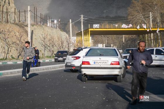 گزارش تصویری | حمله دشمن آمریکایی- صهیونی به پل B۱ کرج
