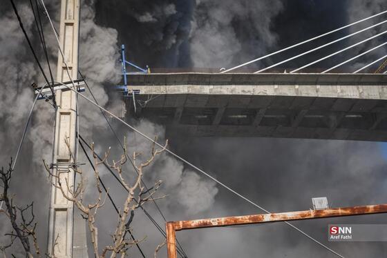 گزارش تصویری | حمله دشمن آمریکایی- صهیونی به پل B۱ کرج