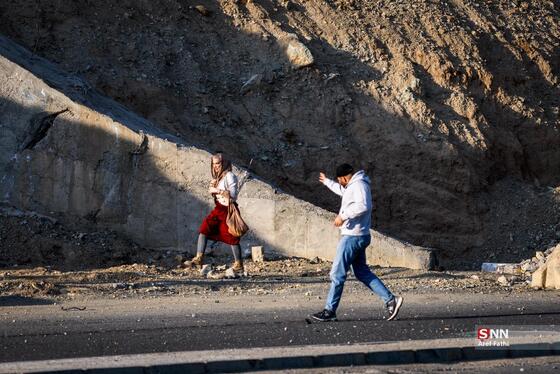 گزارش تصویری | حمله دشمن آمریکایی- صهیونی به پل B۱ کرج