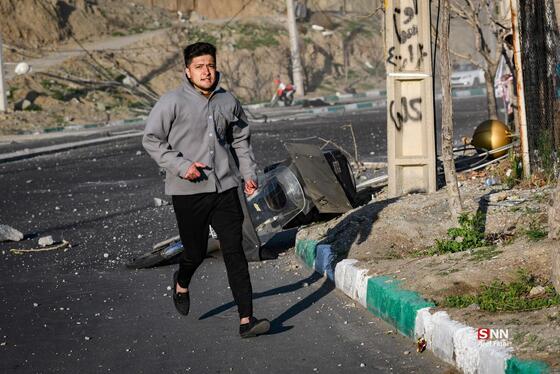 گزارش تصویری | حمله دشمن آمریکایی- صهیونی به پل B۱ کرج