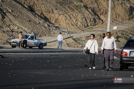 گزارش تصویری | حمله دشمن آمریکایی- صهیونی به پل B۱ کرج