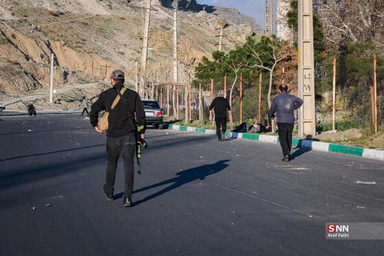 گزارش تصویری | حمله دشمن آمریکایی- صهیونی به پل B۱ کرج