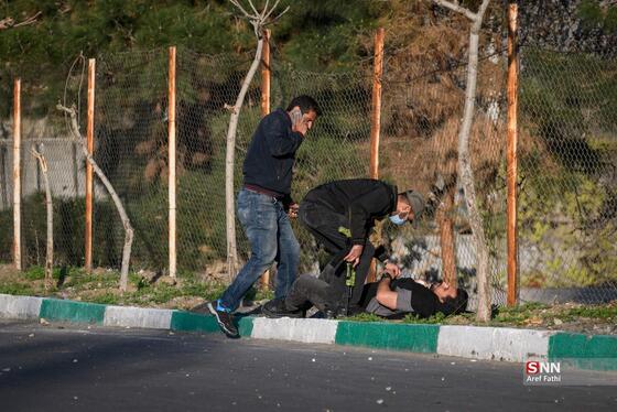 گزارش تصویری | حمله دشمن آمریکایی- صهیونی به پل B۱ کرج