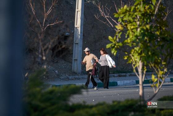 گزارش تصویری | حمله دشمن آمریکایی- صهیونی به پل B۱ کرج