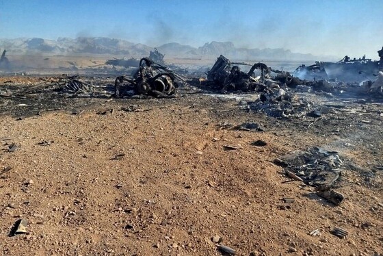 عکس‌های از انهدام پرنده‌های دشمن متخاصم آمریکایی در ایران | طبس ۲