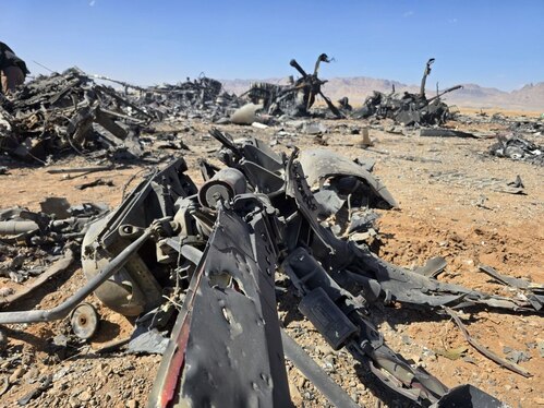 عکس‌های از انهدام پرنده‌های دشمن متخاصم آمریکایی در ایران | طبس ۲