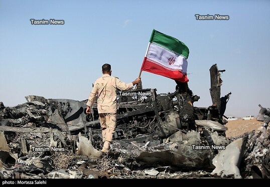 تصاویری از هواپیماهای منهدم‌شده آمریکا در جنوب اصفهان