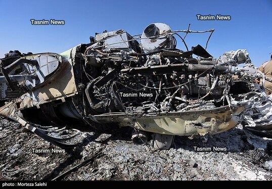 تصاویری از هواپیماهای منهدم‌شده آمریکا در جنوب اصفهان