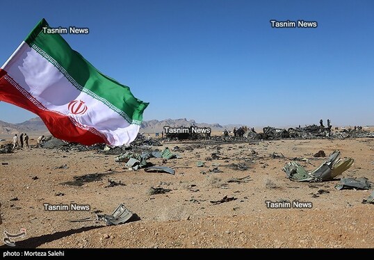 تصاویری از هواپیماهای منهدم‌شده آمریکا در جنوب اصفهان