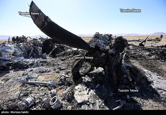 تصاویری از هواپیماهای منهدم‌شده آمریکا در جنوب اصفهان