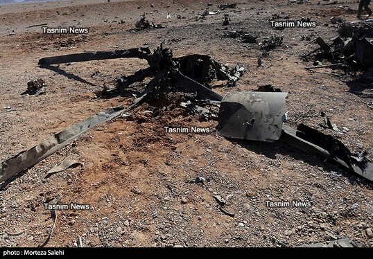 تصاویری از هواپیماهای منهدم‌شده آمریکا در جنوب اصفهان