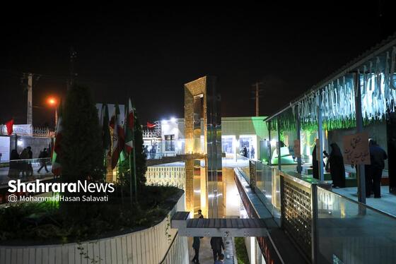 گزارش تصویری | آئین افتتاح معراج شهدای مشهد همزمان با حضور حماسی مردم در خیابان‌ها