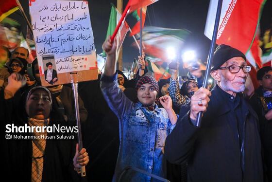 گزارش تصویری | آئین افتتاح معراج شهدای مشهد همزمان با حضور حماسی مردم در خیابان‌ها