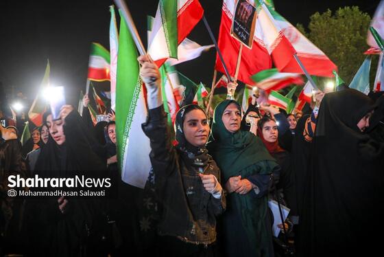 گزارش تصویری | آئین افتتاح معراج شهدای مشهد همزمان با حضور حماسی مردم در خیابان‌ها