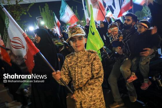 گزارش تصویری | آئین افتتاح معراج شهدای مشهد همزمان با حضور حماسی مردم در خیابان‌ها