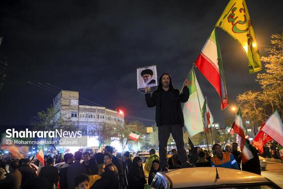 گزارش تصویری | آئین افتتاح معراج شهدای مشهد همزمان با حضور حماسی مردم در خیابان‌ها