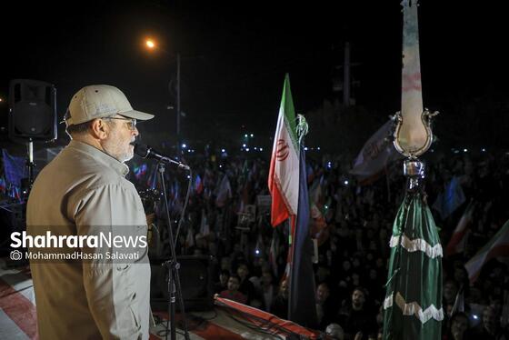 گزارش تصویری | آئین افتتاح معراج شهدای مشهد همزمان با حضور حماسی مردم در خیابان‌ها