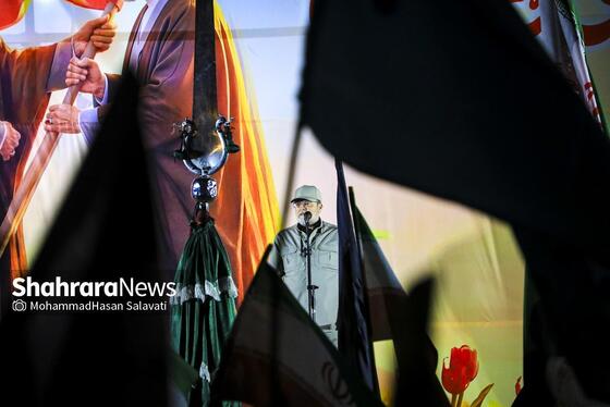 گزارش تصویری | آئین افتتاح معراج شهدای مشهد همزمان با حضور حماسی مردم در خیابان‌ها