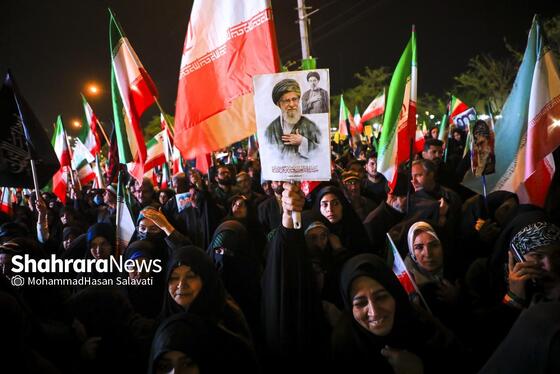 گزارش تصویری | آئین افتتاح معراج شهدای مشهد همزمان با حضور حماسی مردم در خیابان‌ها