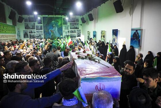 گزارش تصویری | آئین افتتاح معراج شهدای مشهد همزمان با حضور حماسی مردم در خیابان‌ها