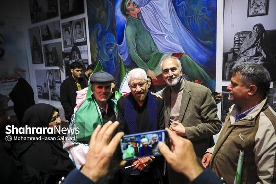 گزارش تصویری | آئین افتتاح معراج شهدای مشهد همزمان با حضور حماسی مردم در خیابان‌ها