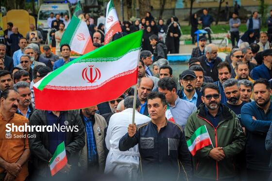 گزارش تصویری | تجمع سراسری کادر سلامت در محکومیت حملات غیرانسانی آمریکایی-صهیونی در بیمارستان امام رضا (ع) مشهد