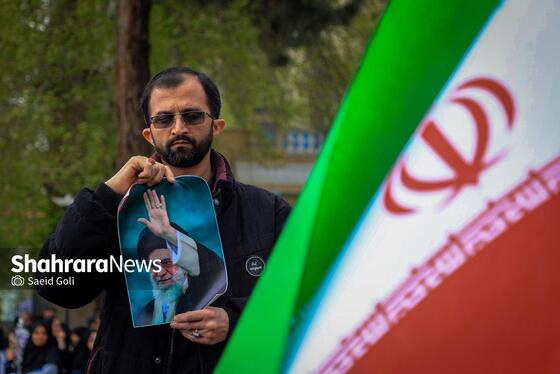 گزارش تصویری | تجمع سراسری کادر سلامت در محکومیت حملات غیرانسانی آمریکایی-صهیونی در بیمارستان امام رضا (ع) مشهد