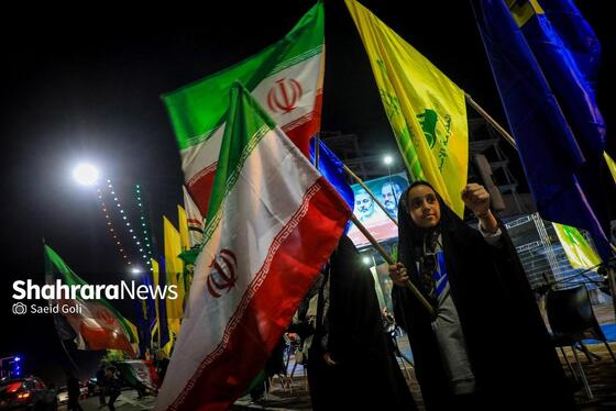 گزارش تصویری | سی‌وهفتمین شب شکوه حضور مردم در خیابان‌های مشهد