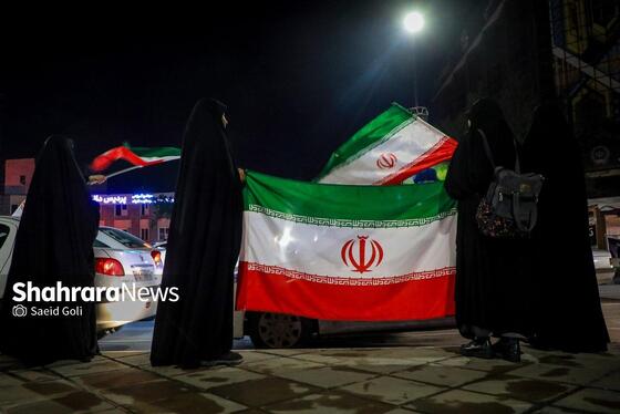 گزارش تصویری | سی‌وهفتمین شب شکوه حضور مردم در خیابان‌های مشهد