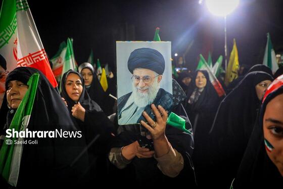 گزارش تصویری | سی‌وهفتمین شب شکوه حضور مردم در خیابان‌های مشهد