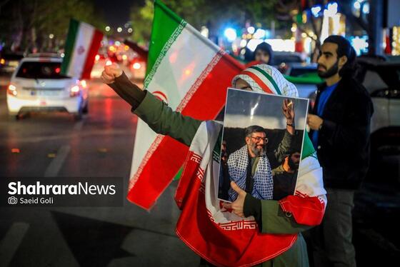 گزارش تصویری | سی‌وهفتمین شب شکوه حضور مردم در خیابان‌های مشهد