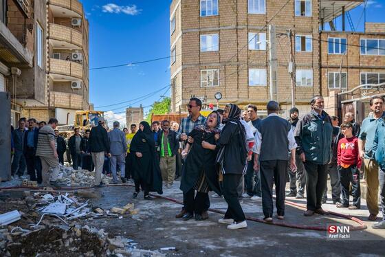 گزارش تصویری | خسارات شدید به منازل مسکونی در نظرآباد البرز در پی حمله دشمن