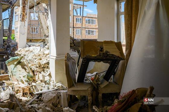 گزارش تصویری | خسارات شدید به منازل مسکونی در نظرآباد البرز در پی حمله دشمن