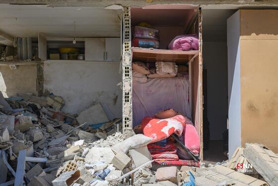 گزارش تصویری | خسارات شدید به منازل مسکونی در نظرآباد البرز در پی حمله دشمن