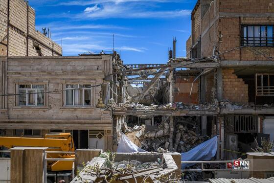 گزارش تصویری | خسارات شدید به منازل مسکونی در نظرآباد البرز در پی حمله دشمن